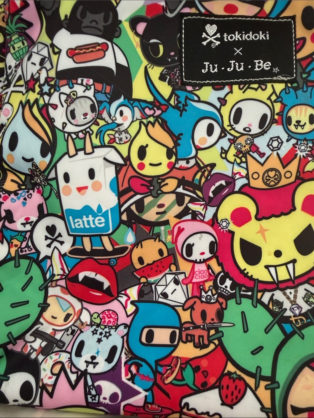 tokidoki Ju-Ju-Be Multicolor Cartoon Print Baby Bag - Picture 3 of 12